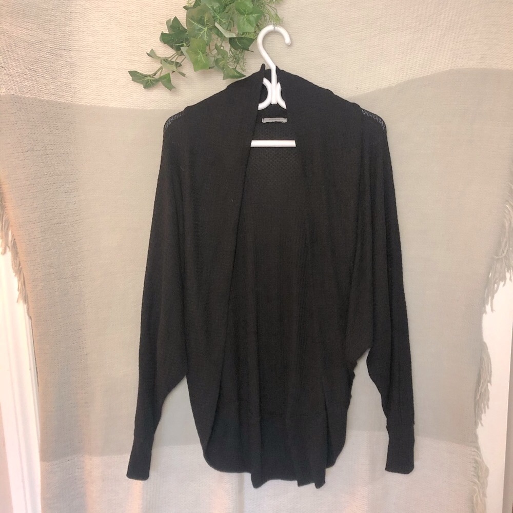 Black cardigan